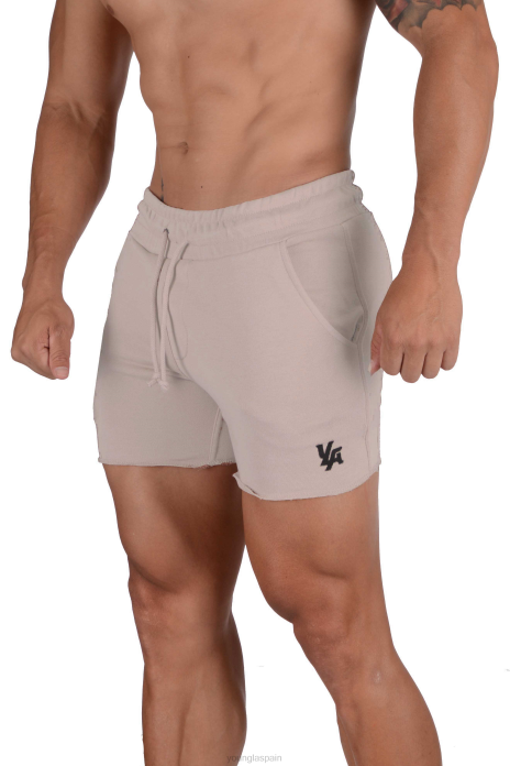 102 pantalones cortos de rizo francés de culturismo hombres YoungLA champiñón 4Z0B657 ropa