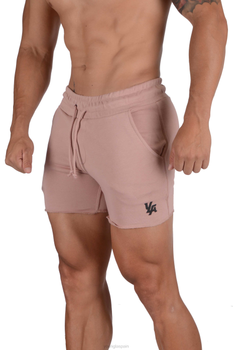 102 pantalones cortos de rizo francés de culturismo hombres YoungLA salmón 4Z0B651 ropa
