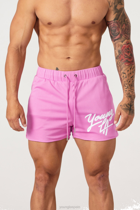 104 cortos heredados hombres YoungLA Rosa caliente 4Z0B517 ropa