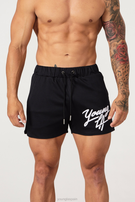 104 cortos heredados hombres YoungLA negro 4Z0B513 ropa