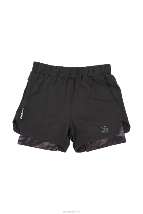 105 pantalones cortos de compresión 2.0 hombres YoungLA negro/camuflaje negro 4Z0B573 ropa