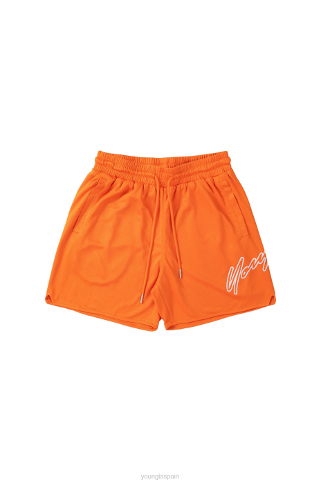 117 pantalones cortos hombres YoungLA naranja 4Z0B603 ropa