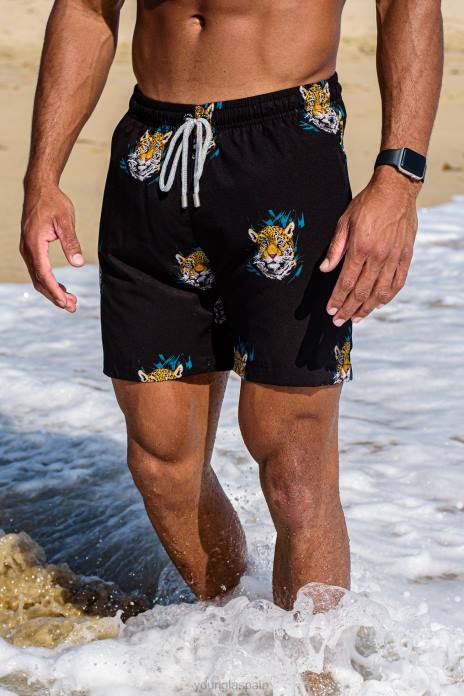 128 shorts de baño abstractos \'22 hombres YoungLA rosquilla 4Z0B708 ropa