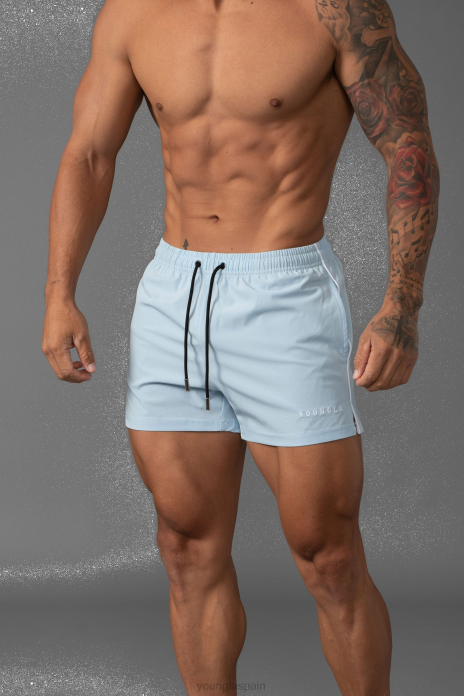 143 shorts de baño cortos cortos hombres YoungLA cielo azul 4Z0B667 ropa