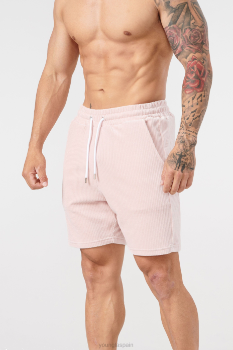 Colección de cordón 119 - pantalones cortos hombres YoungLA rosa 4Z0B592 ropa