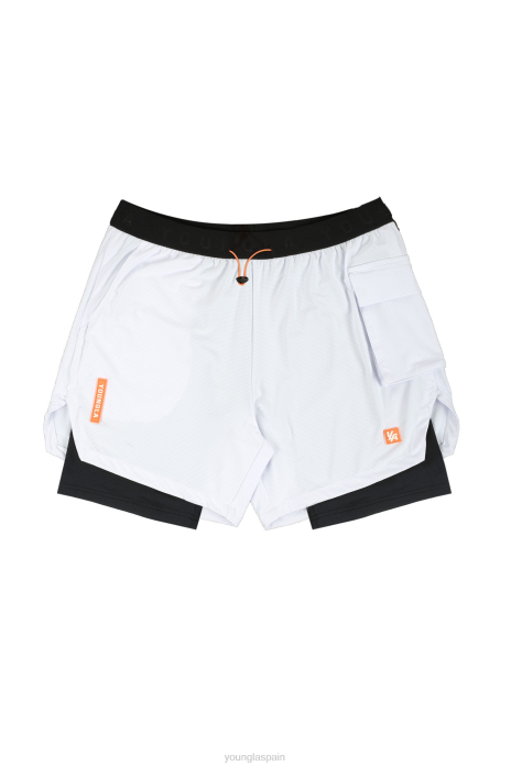 Pantalones cortos de compresión 121 Performance Line. hombres YoungLA blanco 4Z0B634 ropa