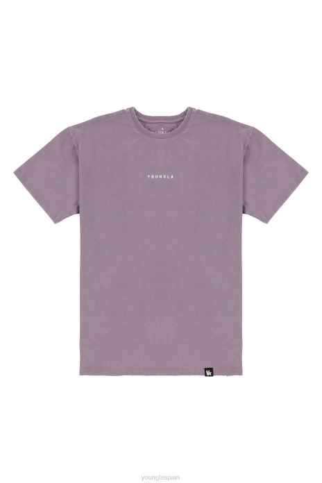 401 camisetas con conector esenciales hombres YoungLA lavado de lavanda 4Z0B136 ropa