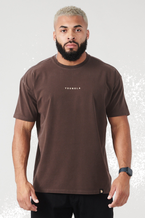 401 camisetas con jacked esenciales verano 23' hombres YoungLA lavado de chocolate 4Z0B202 ropa