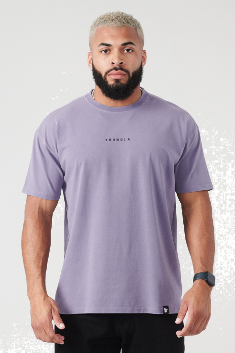 401 camisetas con jacked esenciales verano 23' hombres YoungLA lavado morado 4Z0B207 ropa