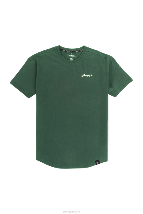 408 camisetas de autobiografía hombres YoungLA bosque verde 4Z0B212 ropa