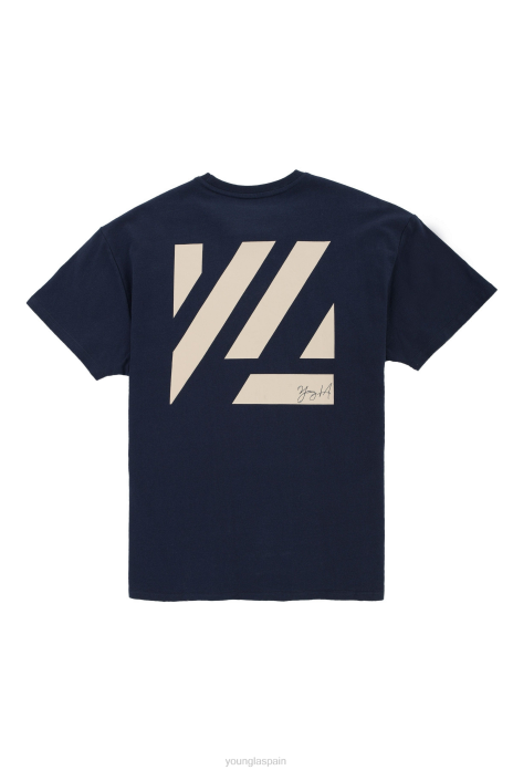 413 camisas bloque de gran tamaño hombres YoungLA Armada 4Z0B261 ropa