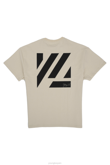 413 camisas bloque de gran tamaño hombres YoungLA blanquecino 4Z0B259 ropa