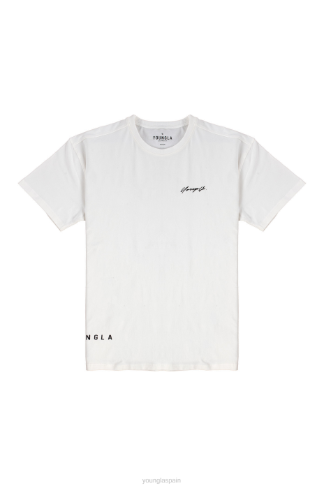 414 camisetas exclusivas hombres YoungLA blanco 4Z0B291 ropa