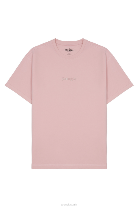 418 camisetas resistentes hombres YoungLA salmón 4Z0B132 ropa