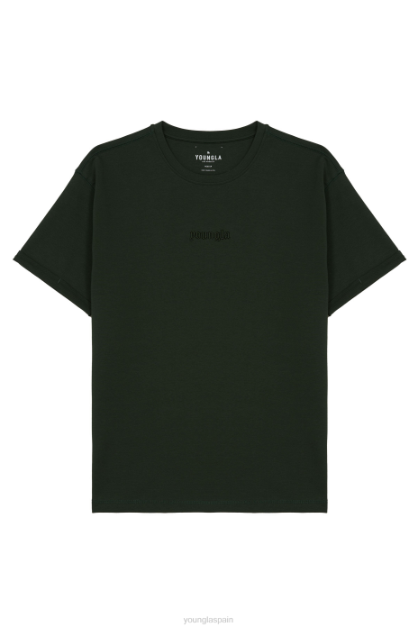 418 camisetas resistentes hombres YoungLA verde selva 4Z0B131 ropa