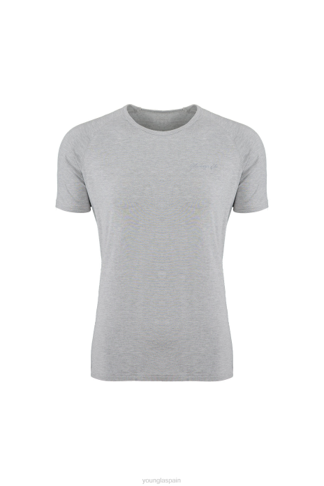 422 T delt equipada hombres YoungLA cuero gris 4Z0B383 ropa