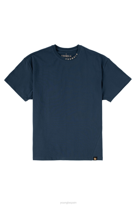 429 camisetas de marcas registradas hombres YoungLA verde azulado profundo 4Z0B283 ropa