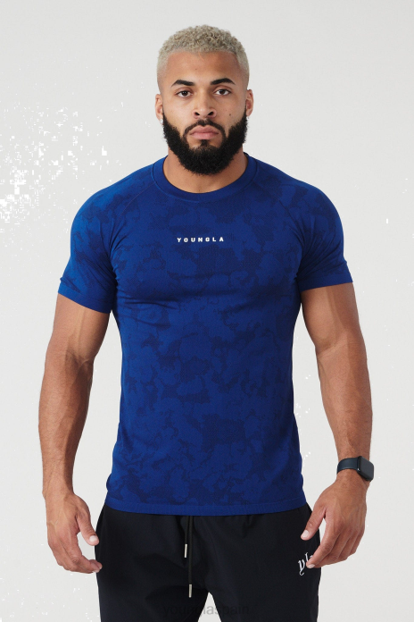 437 tees de compresión digitales hombres YoungLA azul real 4Z0B177 ropa