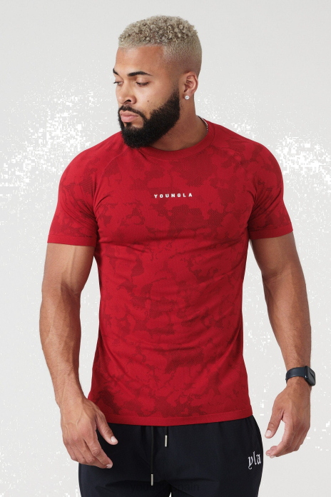 437 tees de compresión digitales hombres YoungLA rojo 4Z0B176 ropa