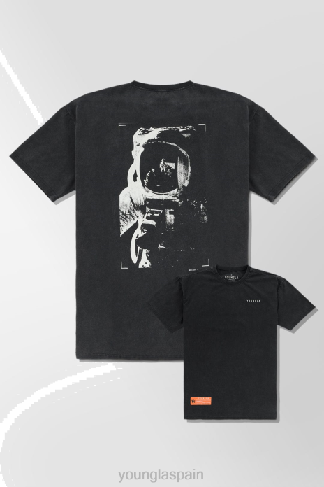 449 camisetas de goteo lavadas hombres YoungLA astronauta 4Z0B271 ropa