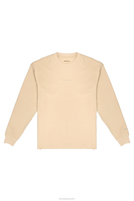 450 nube de espuma de manga larga hombres YoungLA beige 4Z0B416 ropa
