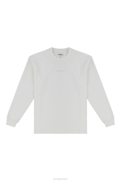 450 nube de espuma de manga larga hombres YoungLA blanco 4Z0B417 ropa