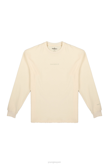 450 nube de espuma de manga larga hombres YoungLA blanquecino 4Z0B414 ropa