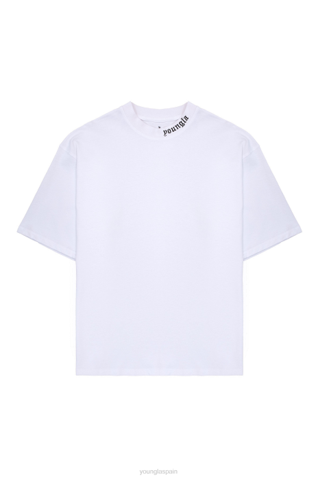 467 camisetas romanas hombres YoungLA blanco 4Z0B154 ropa