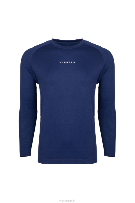 823 camisetas de manga larga de compresión de nueva generación hombres YoungLA faro azul 4Z0B358 ropa