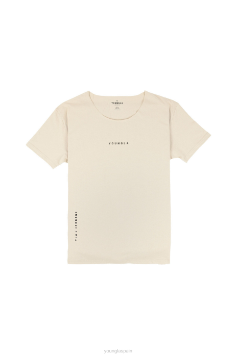 Camiseta 447 con cuello ancho y corte sin rematar hombres YoungLA broncearse 4Z0B232 ropa