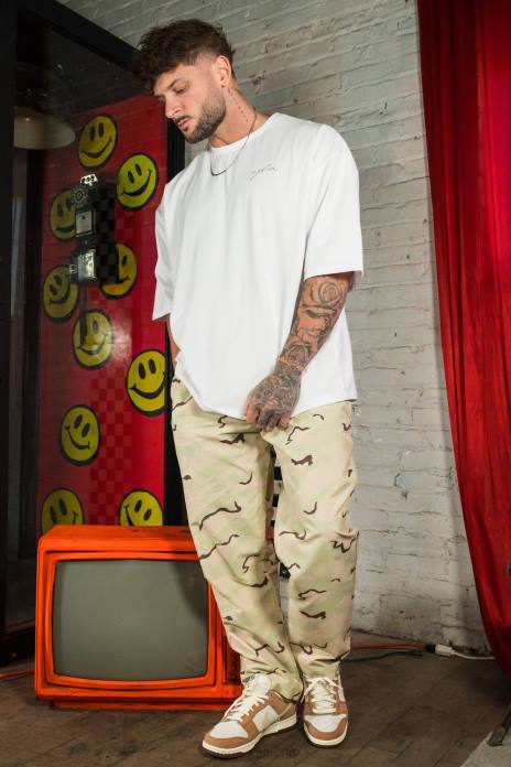 201 pantalones fuera de la red hombres YoungLA negro 4Z0B919 ropa