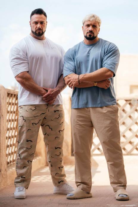 201 pantalones fuera de la red hombres YoungLA negro 4Z0B919 ropa