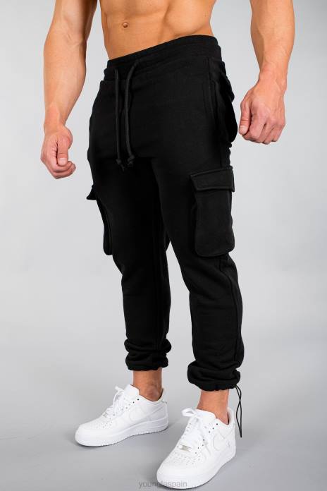 206 joggers de combate rambo hombres YoungLA lavado marrón 4Z0B914 ropa