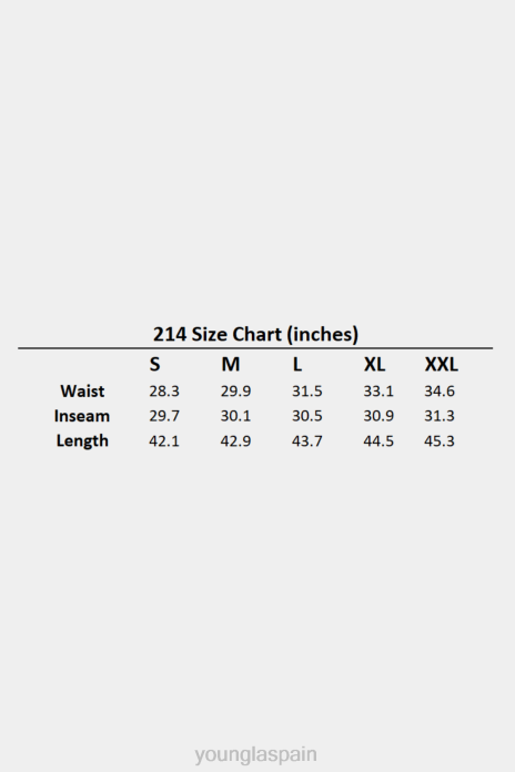 214 joggers de nailon sencillos hombres YoungLA chocolate 4Z0B854 ropa