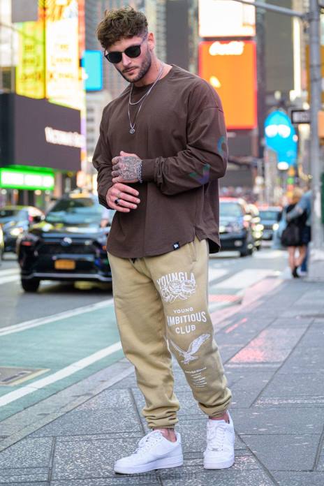 233 los corredores inmortales caen 22\" hombres YoungLA gabardina 4Z0B852 ropa