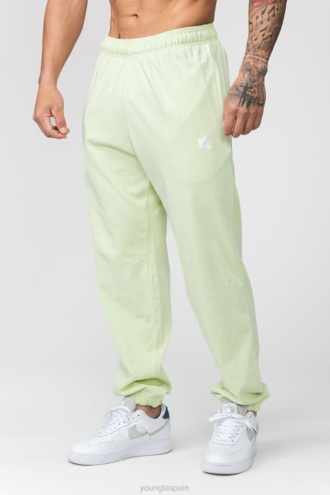 234 joggers con cubierta de bomba en colores pastel hombres YoungLA verde pastel 4Z0B878 ropa