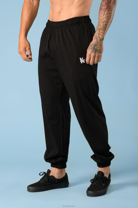 Joggers con tapa de bomba 231 hombres YoungLA negro 4Z0B882 ropa