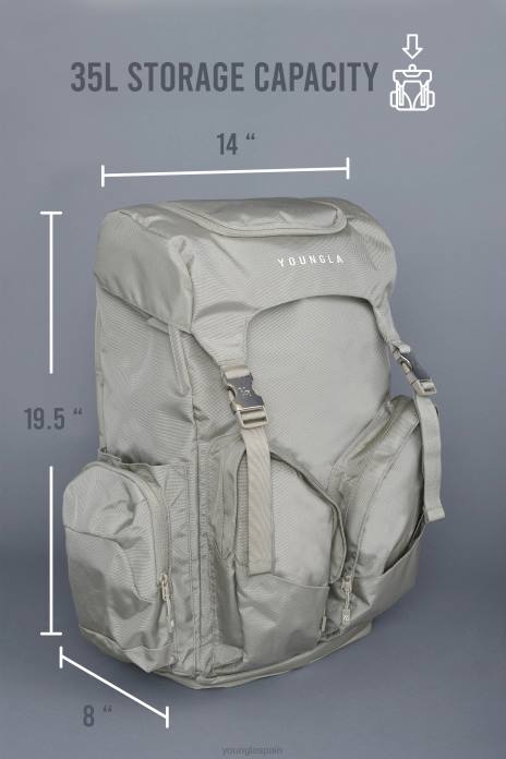 731 mochilas de gran recorrido hombres YoungLA crema 4Z0B989 accesorio