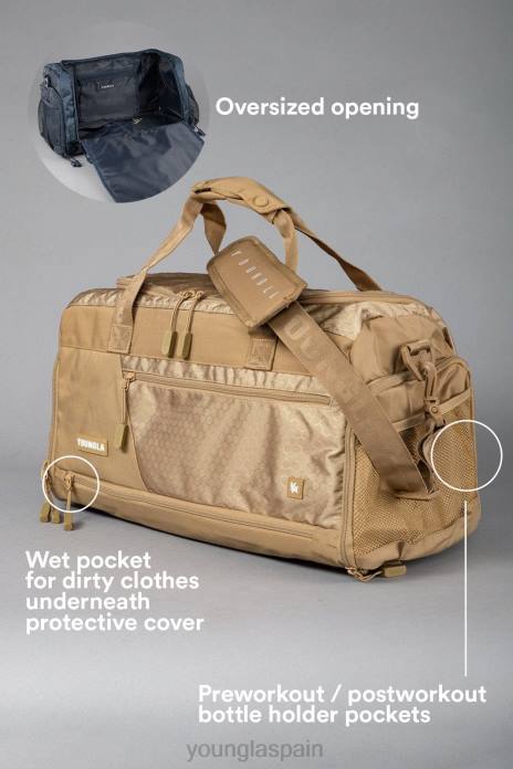 740 bolsas de lona de élite hombres YoungLA negro 4Z0B967 accesorio