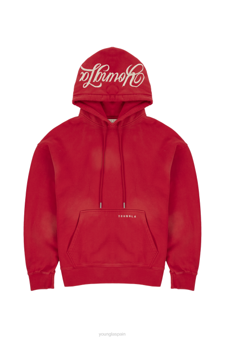 549 sudaderas fantasma hombres YoungLA lavado rojo 4Z0B769 ropa