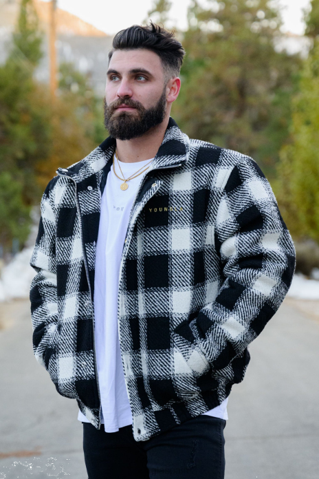 563 chaquetas kingpin hombres YoungLA negro 4Z0B824 ropa