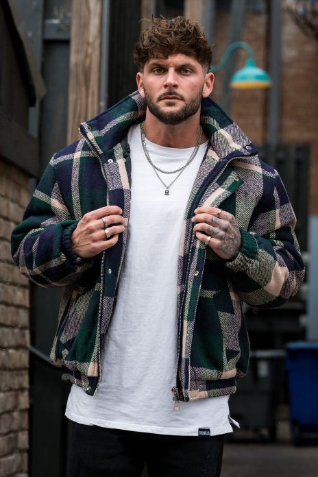 563 chaquetas kingpin hombres YoungLA verde 4Z0B825 ropa