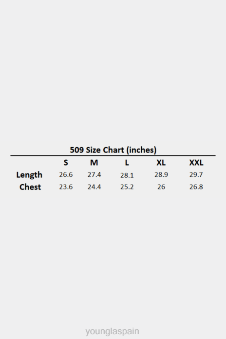 sudadera con capucha y cremallera de un cuarto con remaches 509 hombres YoungLA lavado gris 4Z0B798 ropa