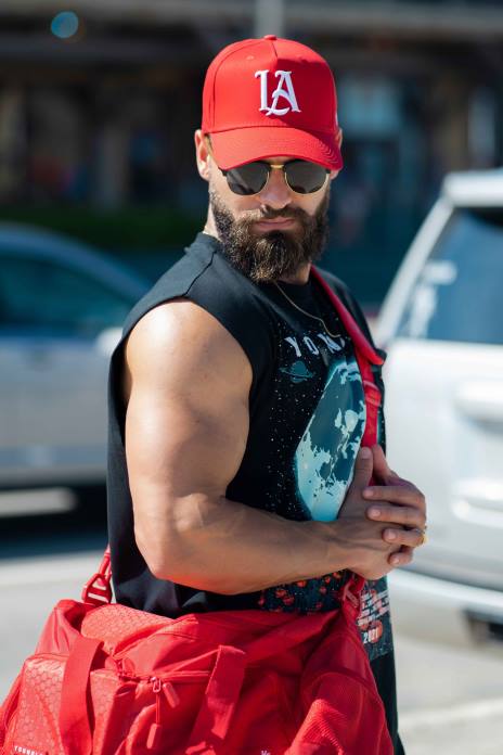 920 a-frame la gorra snapback 2.0 hombres YoungLA rojo 4Z0B945 ropa