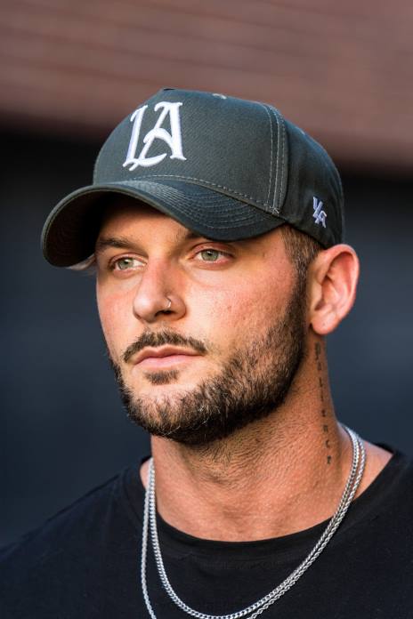 920 a-frame la gorra snapback 2.0 hombres YoungLA rojo 4Z0B945 ropa