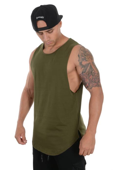 308 tanques musculares hombres YoungLA aceituna 4Z0B82 ropa