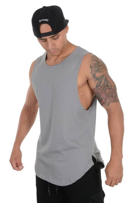 308 tanques musculares hombres YoungLA gris 4Z0B81 ropa