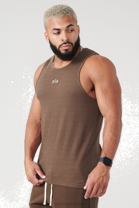 310 tanques de san diego hombres YoungLA lavado marrón 4Z0B42 ropa