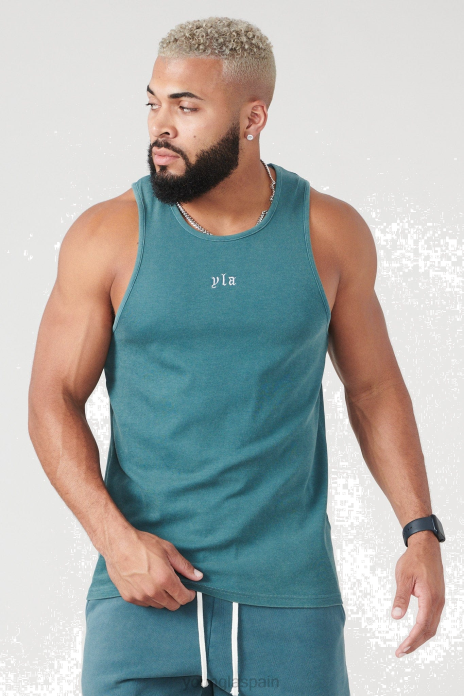 310 tanques de san diego hombres YoungLA lavado verde azulado 4Z0B46 ropa