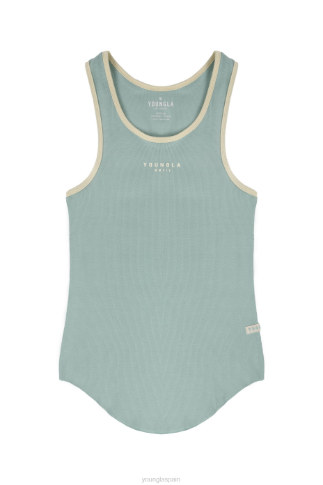313 tanques de costillas de cohetes hombres YoungLA menta 4Z0B51 ropa